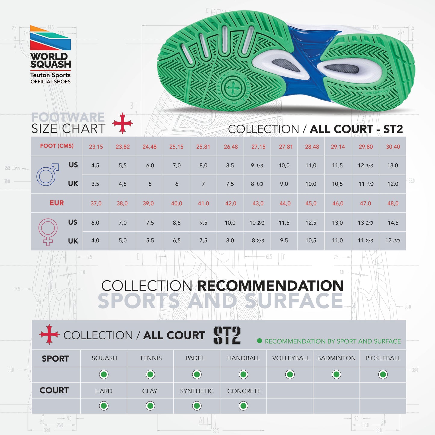 ST2 / All-Court Shoes